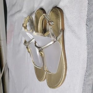 Cole Haan woman size 6.5 B gold colored sandals